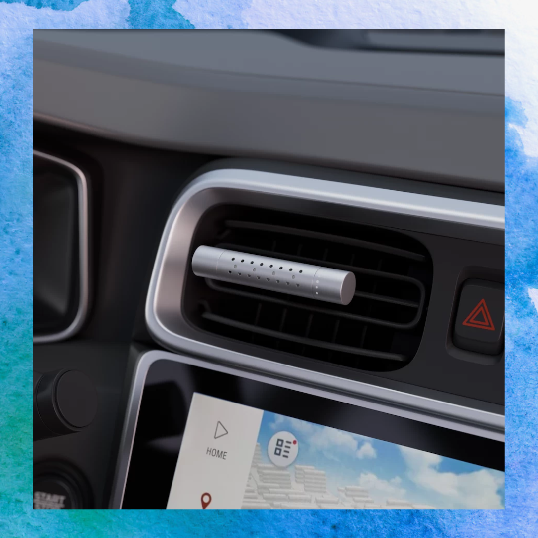 EVALIA Diffusore per la vostra auto , CARTUCCIA in alluminio ricaricabile